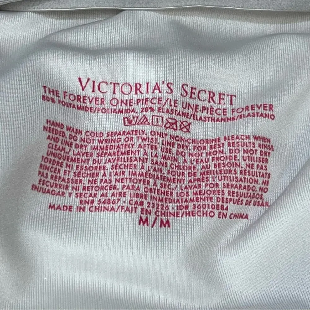 Victoria’s Secret Black & White Striped The Forever One Piece Swimsuit Size M - Picture 13 of 13